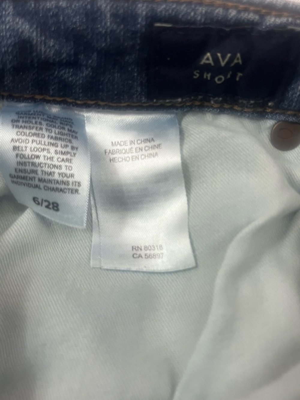 Lucky Brand Ava Mid Rise Denim Shorts Size 6/28 - Picture 6 of 6